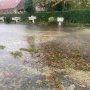 Notre parking l'eau commence à monter...